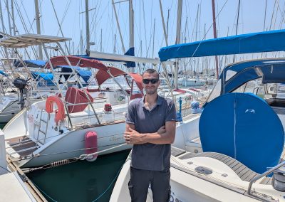 Quentin Taconetti, mécanicien bateau à Palavas-les-Flots