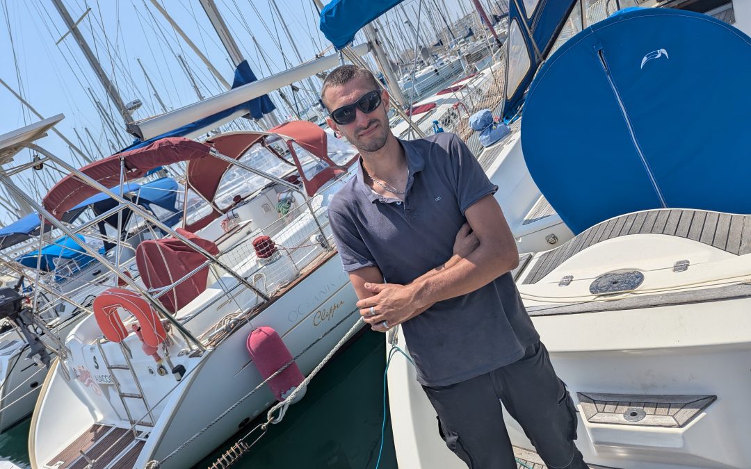 Quentin Taconetti, mécanicien bateau à Palavas-les-Flots